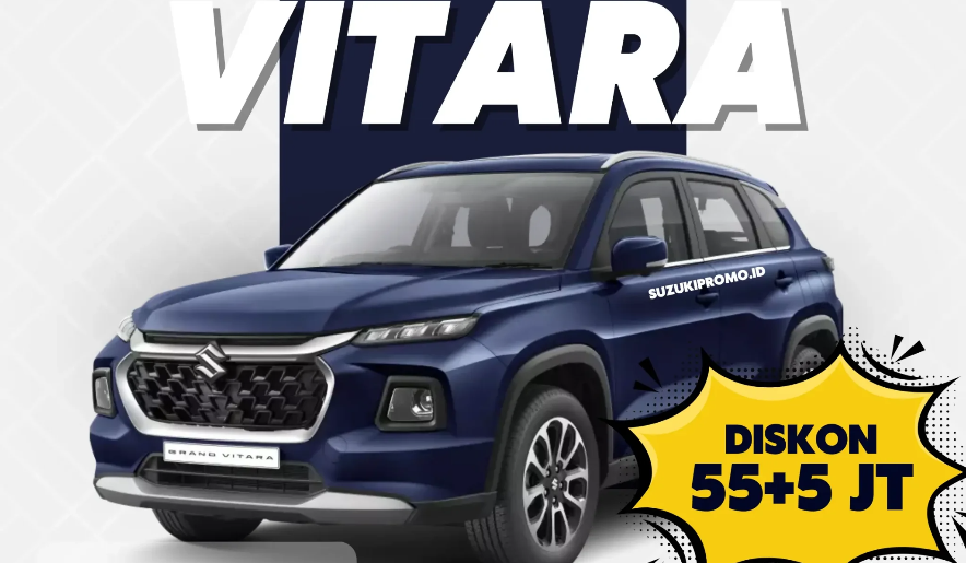 Diskon Suzuki Grand Vitara 2025 Tembus Rp45 Juta! SUV Hybrid Canggih Harga Murah,Bikin Pesaing Panik!