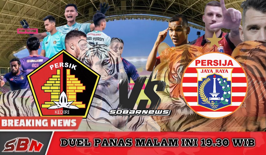 Panasss! Persija vs Persik: Duel Macan Pecahkan Stadion, Siapa yang Tumbang?