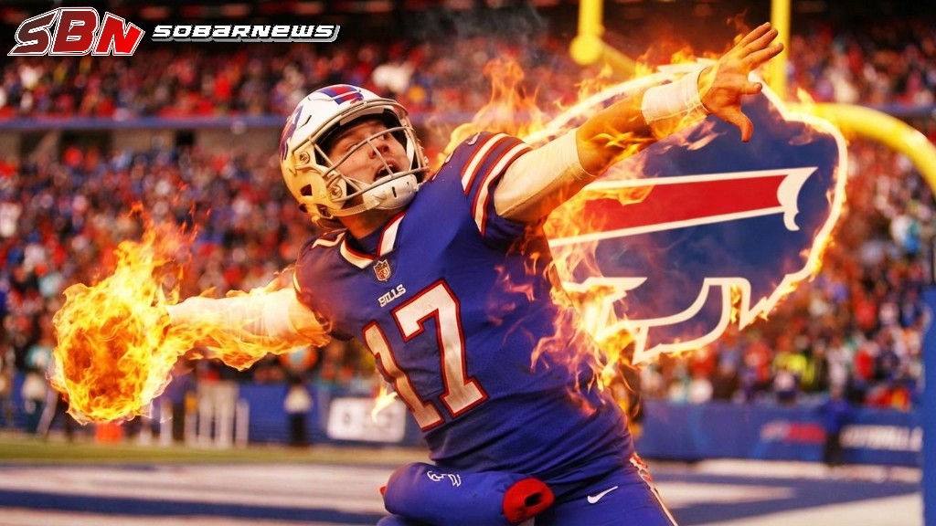 Josh Allen Goes Wild! A Facial Injury Couldn’t Stop His Explosive 6-Touchdown Rampage!