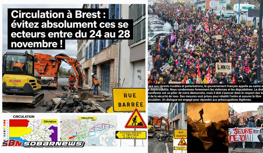 Circulation à Brest : évitez absolument ces secteurs entre du 24 au 28 novembre !