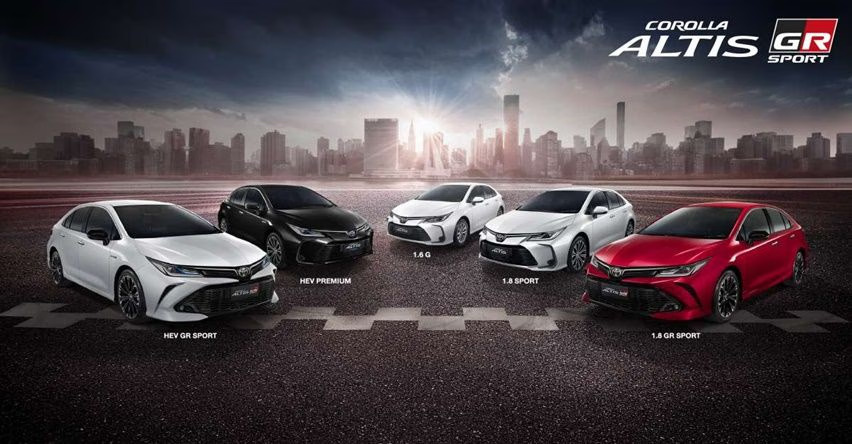ALL VARIAN AND COLOR ALTIS GR SPORT
