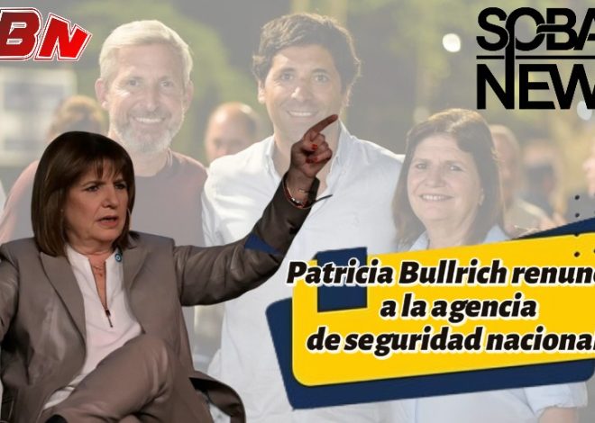 Patricia Bullrich renuncia a la agencia de seguridad nacional! conmovedor, triste decorar.