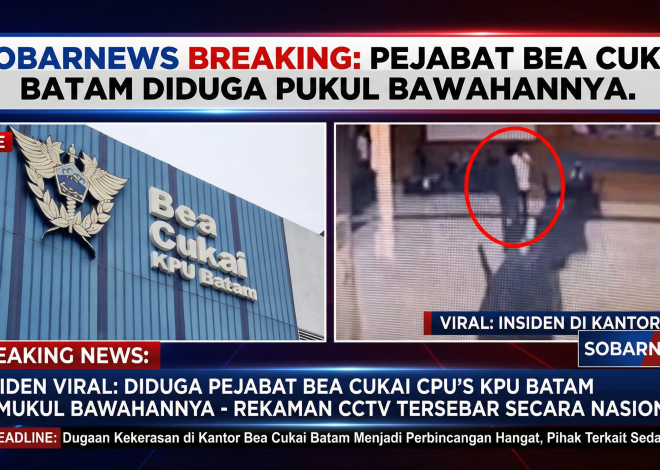 Heboh! Rekaman CCTV Diduga Kepala Bea Cukai Batam Pukul Pegawai, Ini Klarifikasinya!