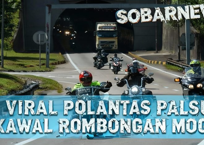 Viral! Polantas Gadungan Kawal Rombongan Moge, Hanya Diminta Minta Maaf!