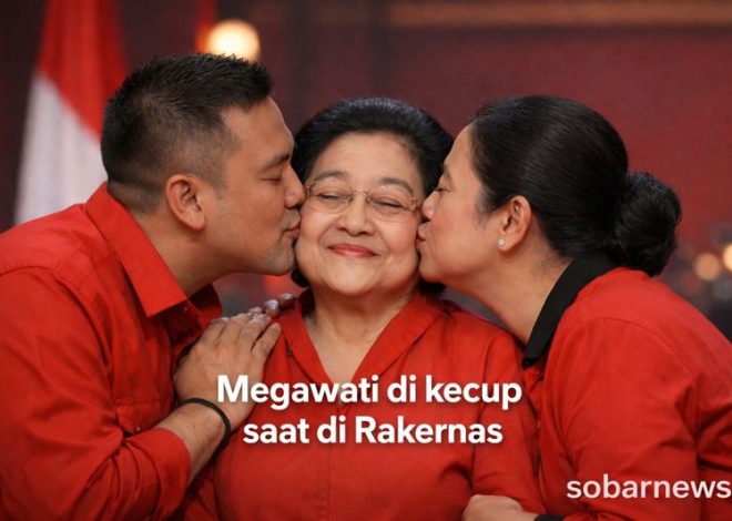 “Bikin Merinding! Momen Megawati Dikecup Prananda dan Puan di Rakernas PDIP 2026 Jadi Sorotan”