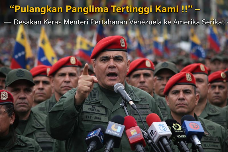 “Pulangkan Panglima Tertinggi Kami !!!”            Desakan Keras Menteri pertahanan Venezuela      ke Amerika Serikat