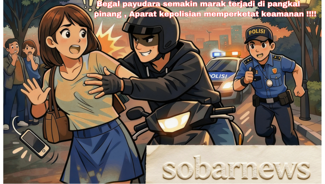 Begal Payudara di Pangkal Pinang, Polisi Perketat penjagaan !!!!!