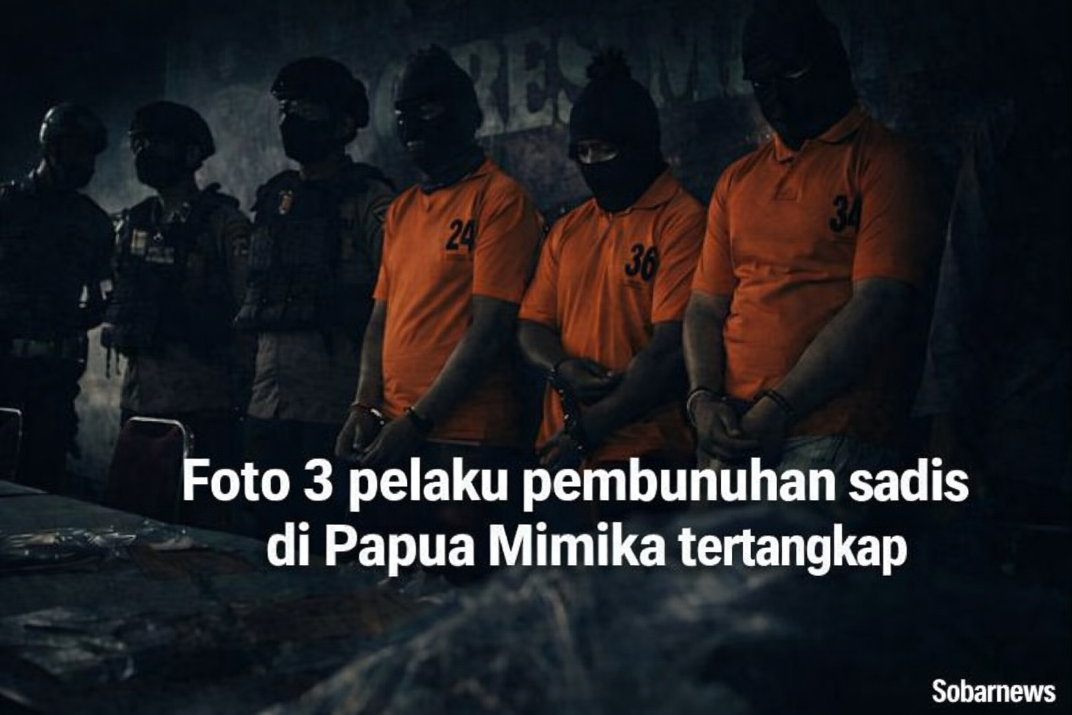Pembunuhan Sadis Gegerkan Mimika, Polisi Ringkus Tiga Terduga Pelaku !!!
