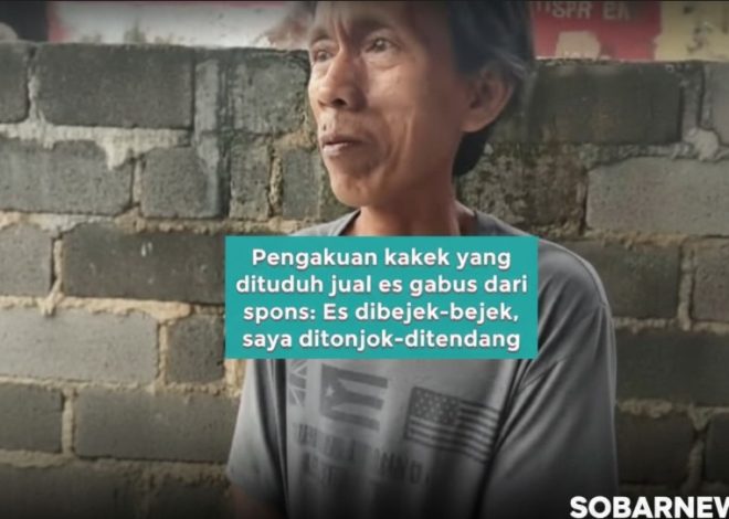 Kakek Penjual Es Gabus Dituduh Pakai Spon, hingga Dipukul dan Ditendang