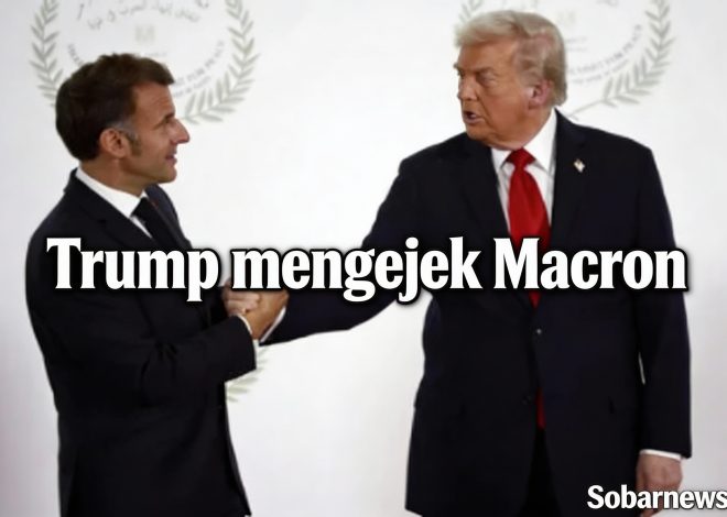 Trump Ejek Macron, Prancis Tolak Dewan Perdamaian Gaza