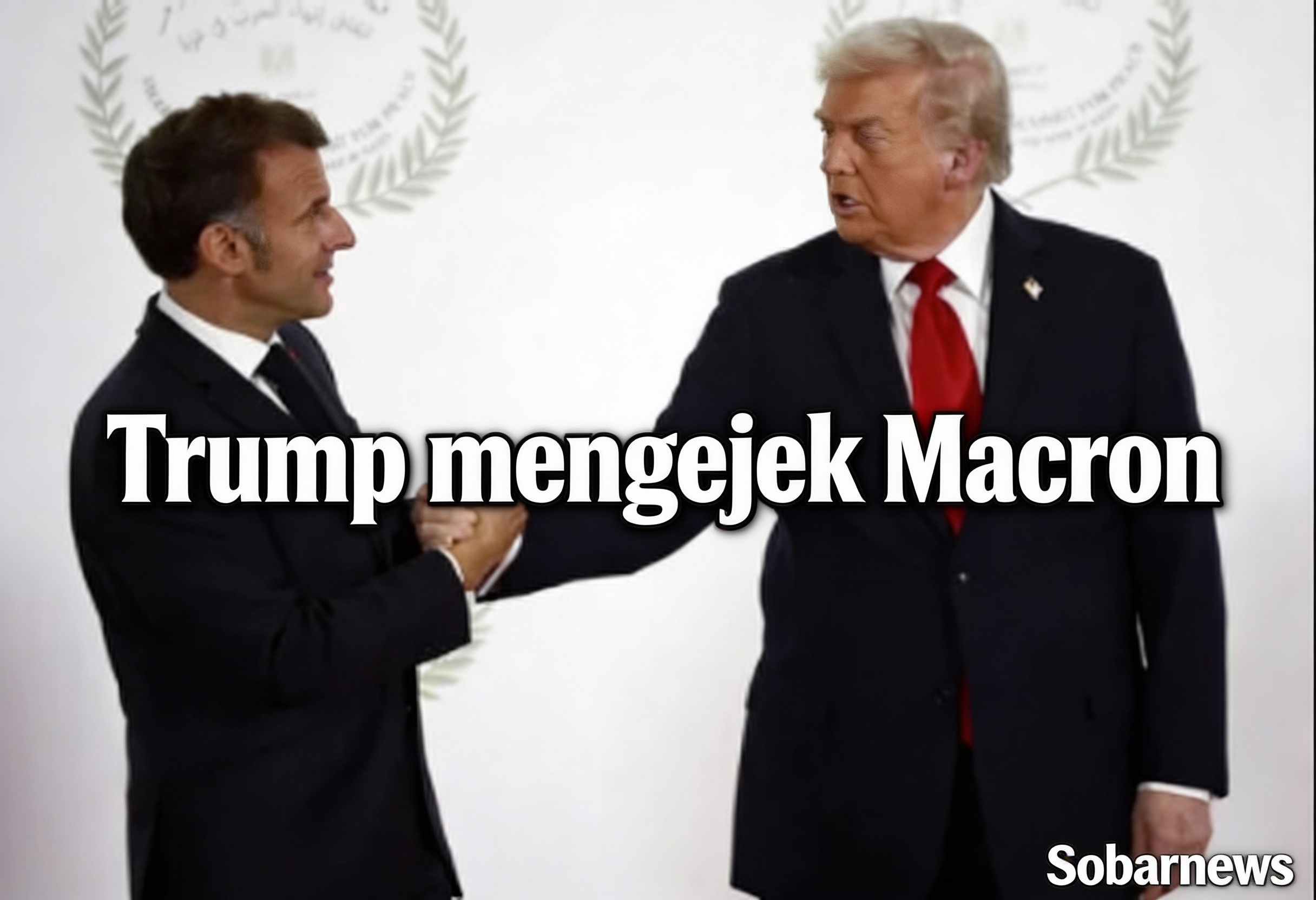 Trump Ejek Macron, Prancis Tolak Dewan Perdamaian Gaza