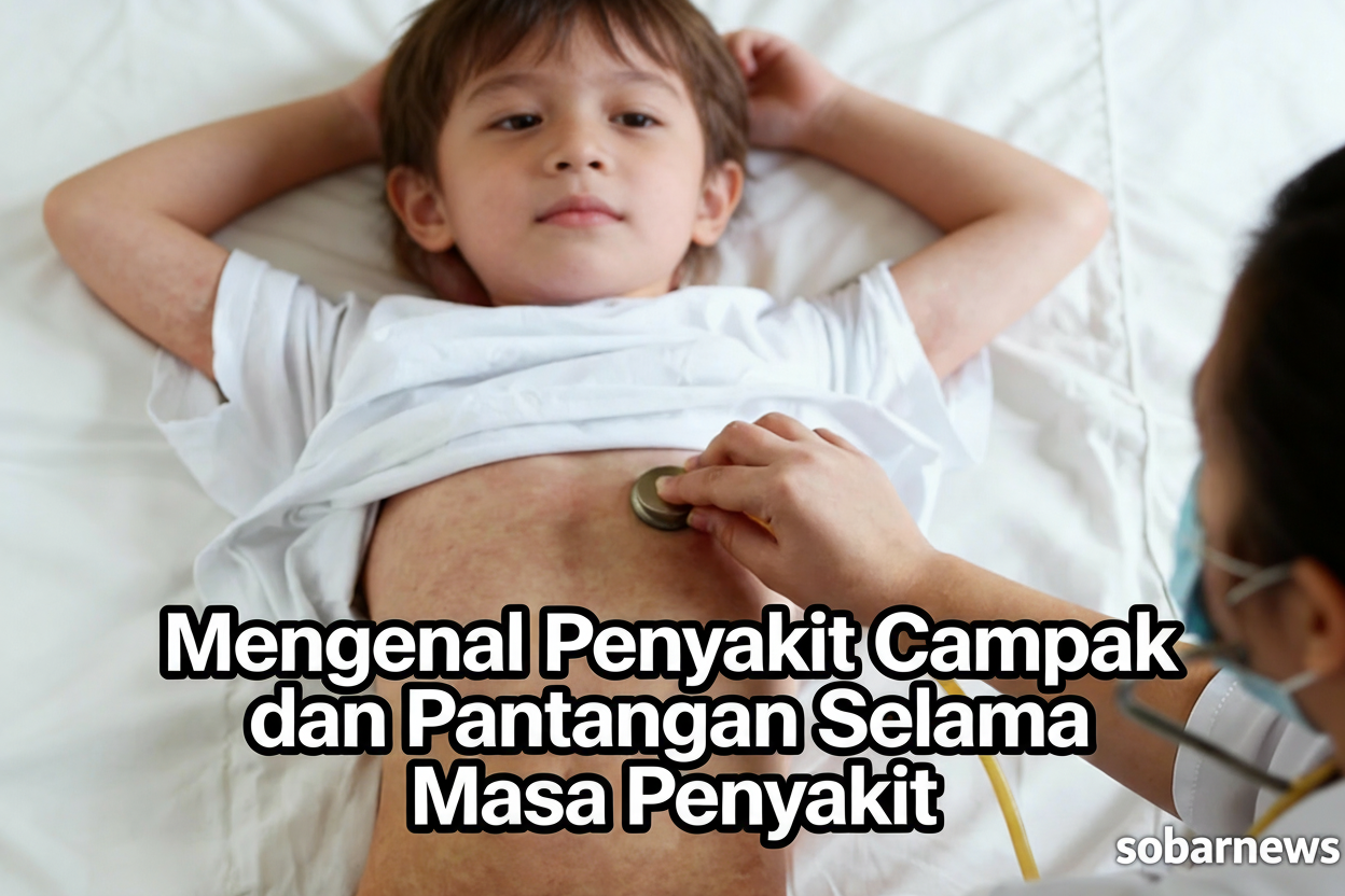 Mengenal Penyakit Campak dan Pantangan Selama sakit campak