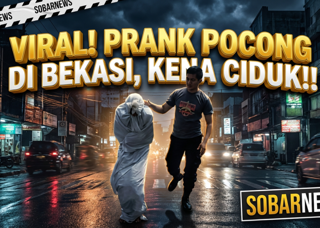 Viral! Prank Pocong di Bekasi Bikin Netizen Panik, Ternyata Hanya Rekayasa