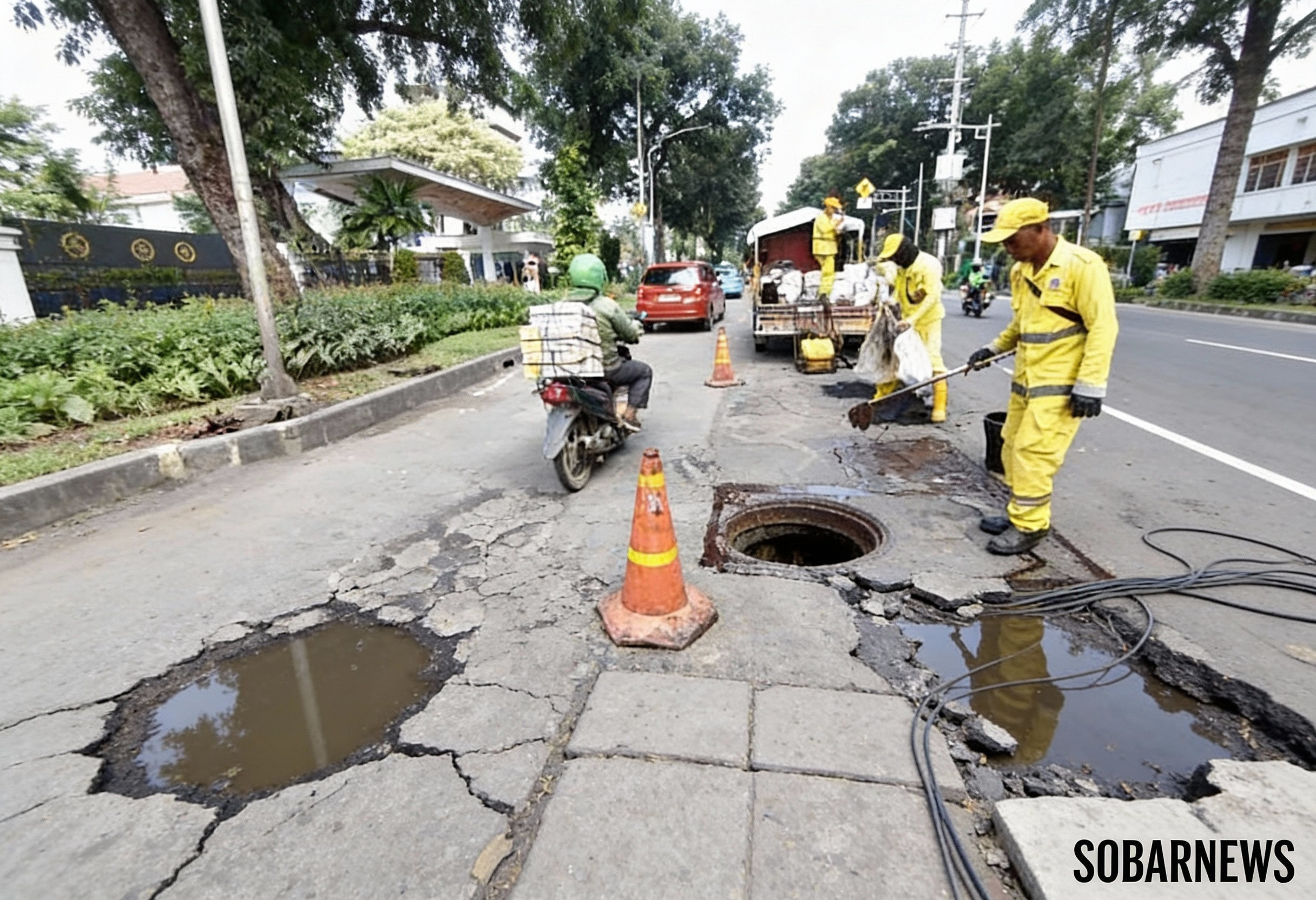 Pemprov DKI Sediakan Layanan Pengaduan Jalan Rusak