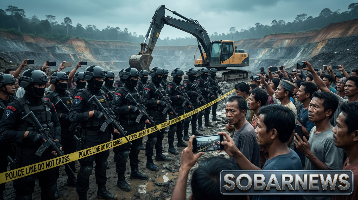 4 Brimob Ditangkap Usai Tembak Warga di Lokasi Tambang Ilegal Sultra