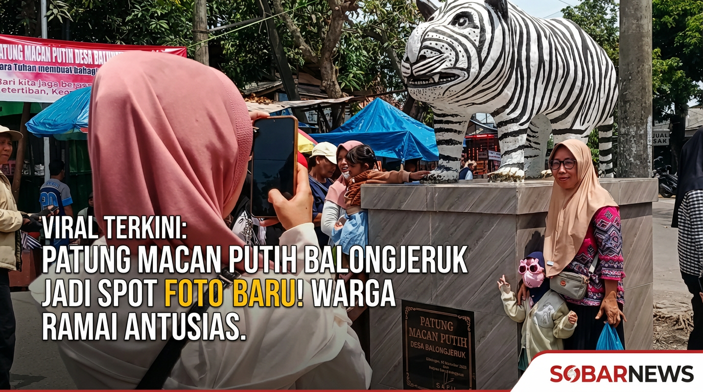 Fenomena Patung Macan Gemoy di Kediri: Viral, Unik, dan Bawa Berkah bagi Warga Lokal
