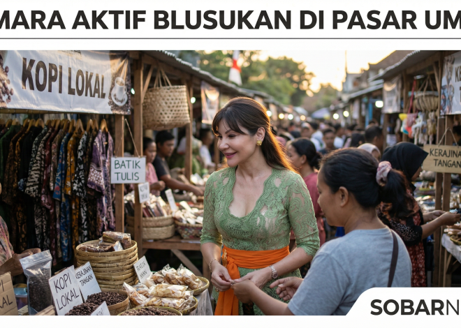 Tamara Blezenki Aktif Blusukan ke Pasar UMKM, Dorong Ekonomi Lokal Bangkit Lebih Kuat