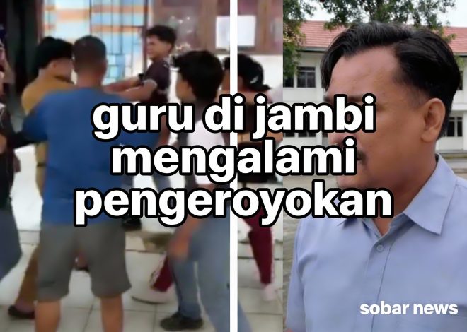 Guru di Jambi Bawa Celurit Usai Dikeroyok Siswa, Dunia Pendidikan Kembali Tersentak