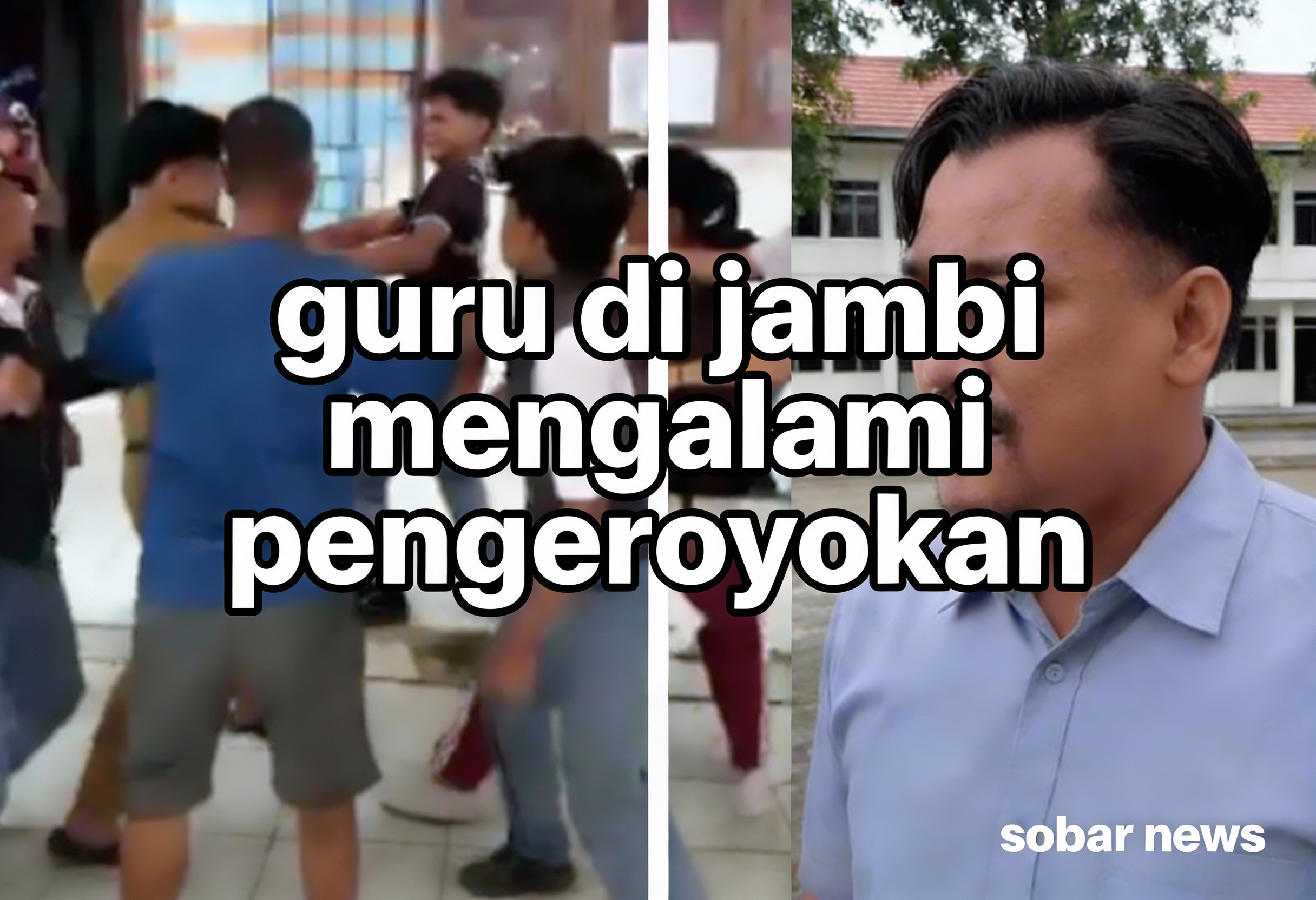 Guru di Jambi Bawa Celurit Usai Dikeroyok Siswa, Dunia Pendidikan Kembali Tersentak