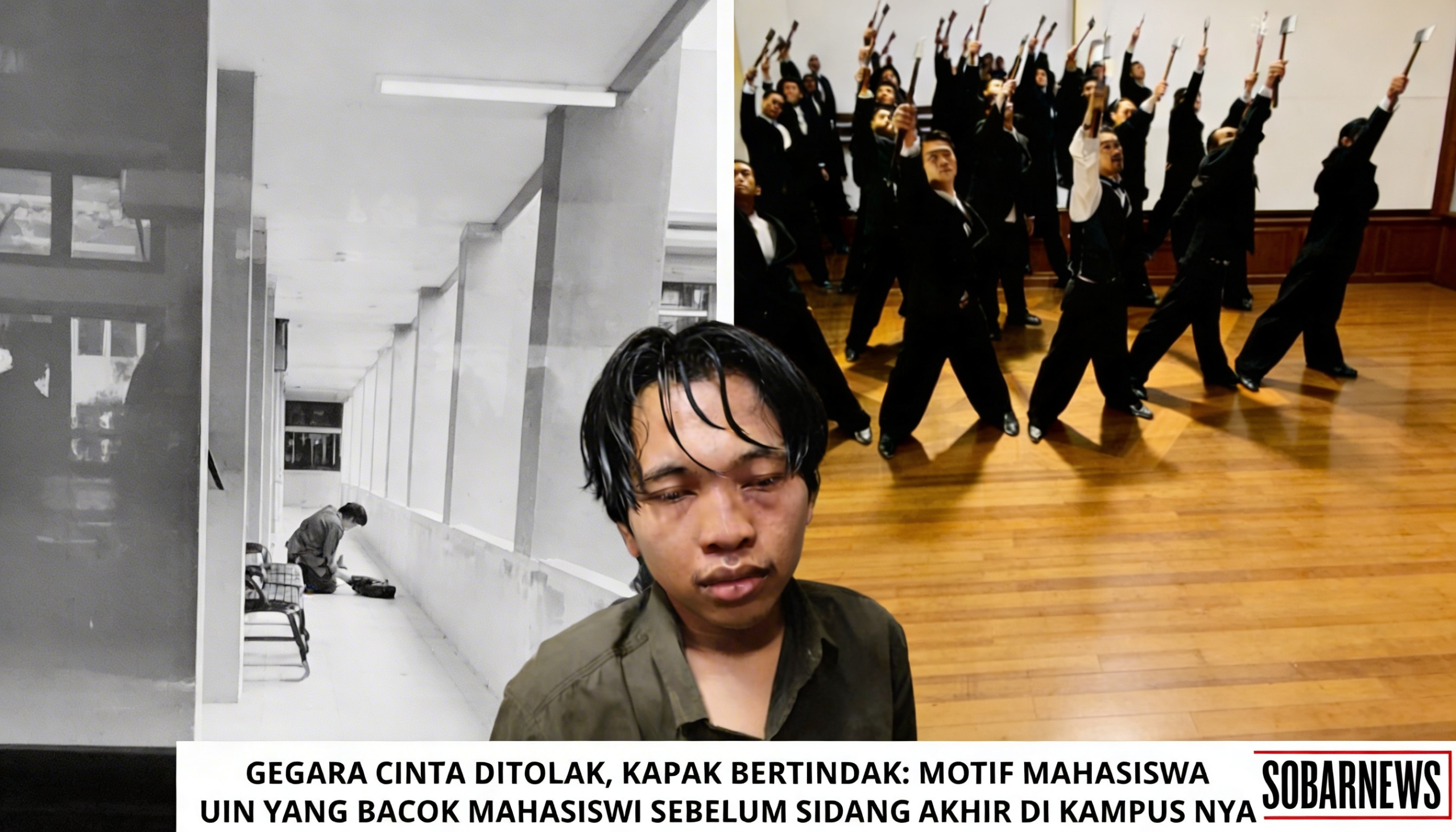 Cinta di Tolak Kapak bertindak !!! Mahasiswi UIN Suska Riau, Jadi Korban Pembacokan Diduga Karena Soal Asmara
