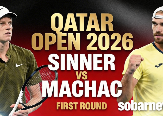 Sinner Bikin Machac Tak Berkutik! Kemenangan Telak 6-1, 6-4 di Qatar Open 2026
