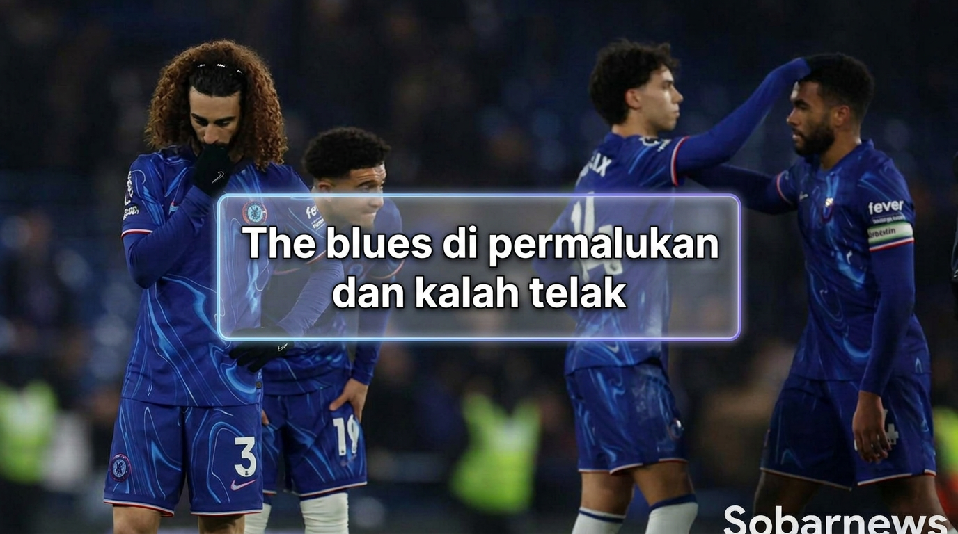 Chelsea kalah dan Dipermalukan! Kalah Telak 0-3 dari Everton