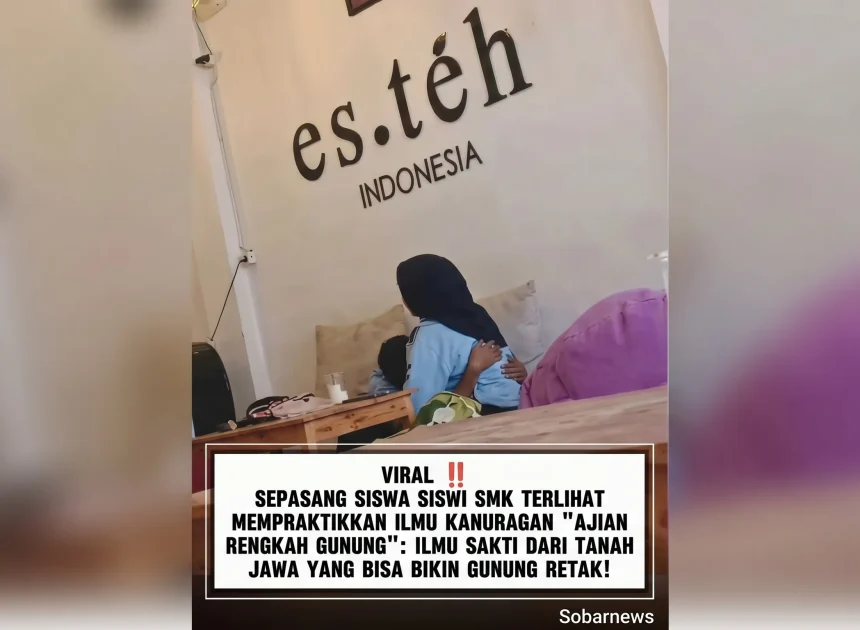 Miris !!! Aksi mesum Dua Pelajar di Gerai Minuman Es Teh Indonesia Viral